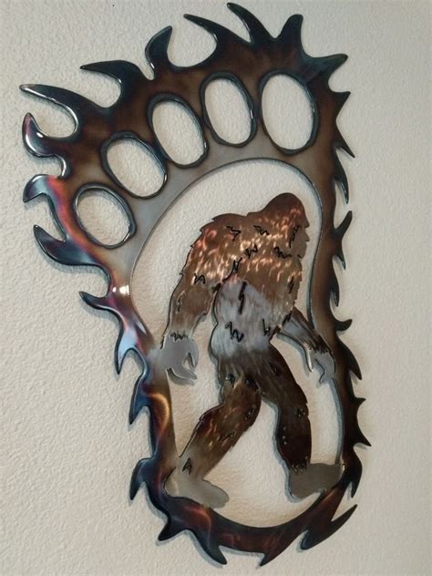 sasquatch metal art